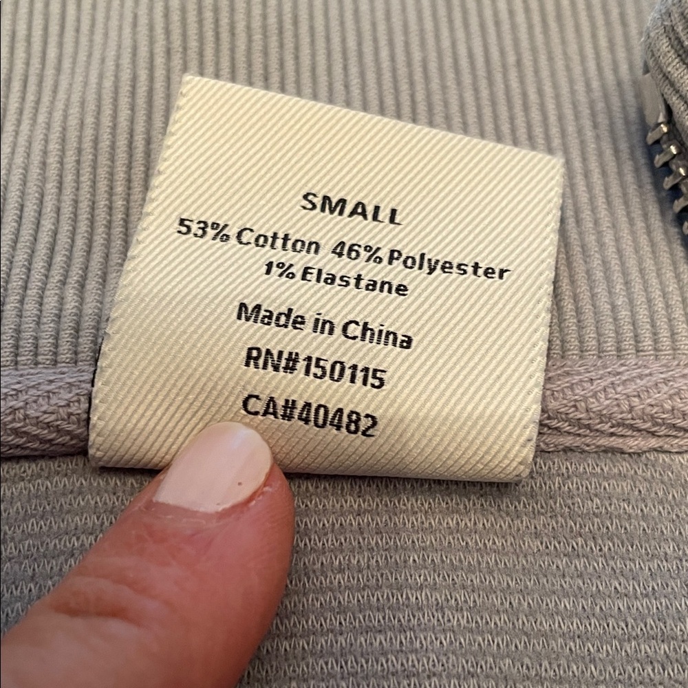 Varley Light Blue Ribbed Pullover - image 5